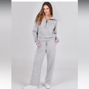 ANRABESS 2 Piece Outfit Gray Sweatsuit from Amazon